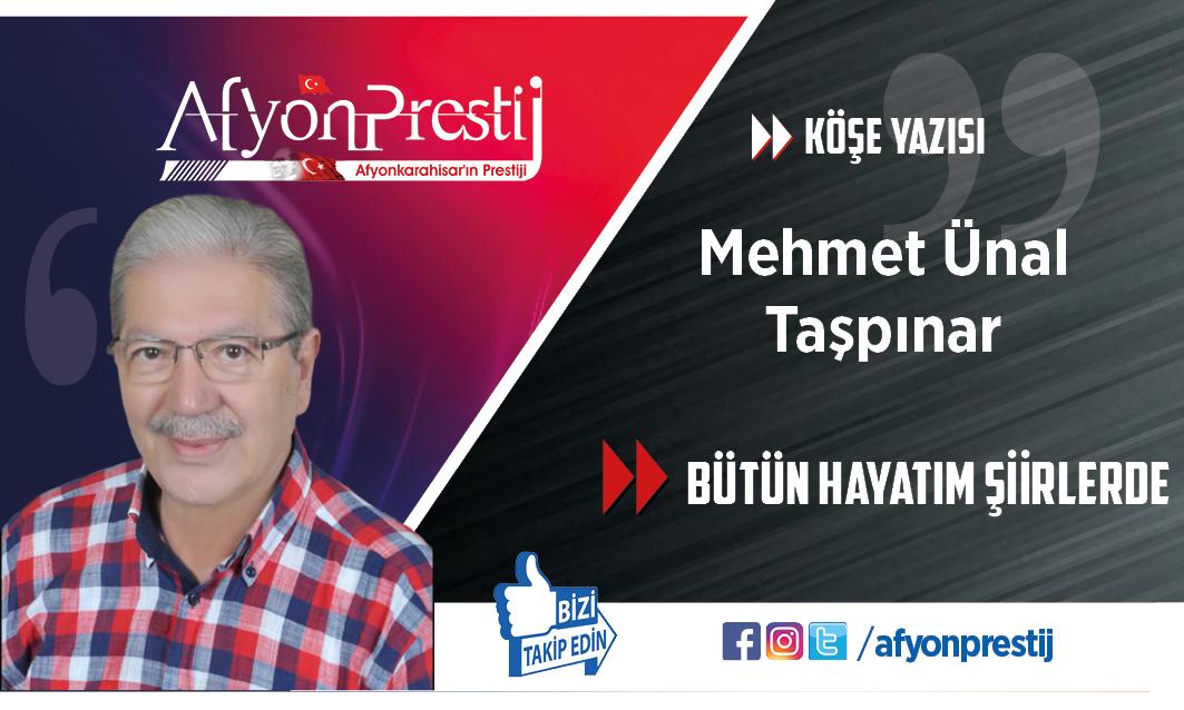 Bütün hayatım şiirlerde