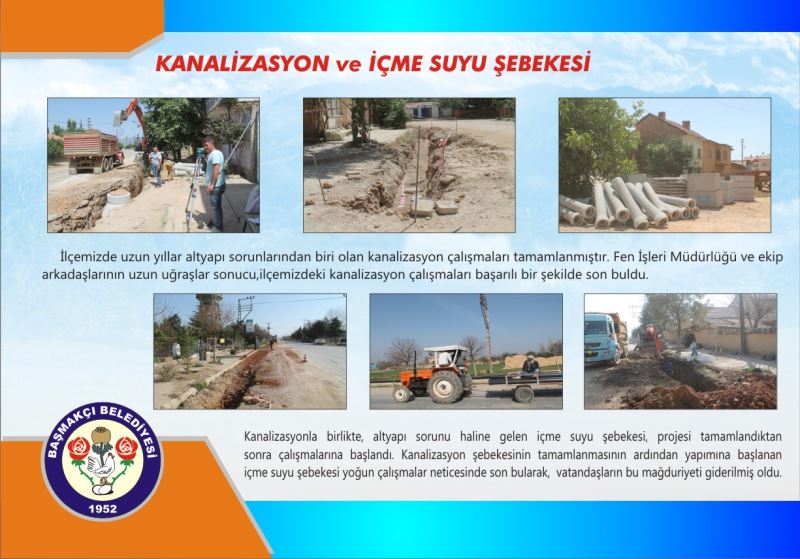 Kanalizasyon ve içme suyu şebekesi yenilendi