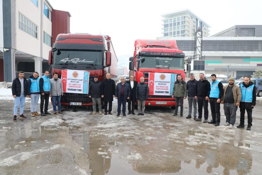 Afyonkarahisar’dan Bayırbucak Türkmenlerine Yardım