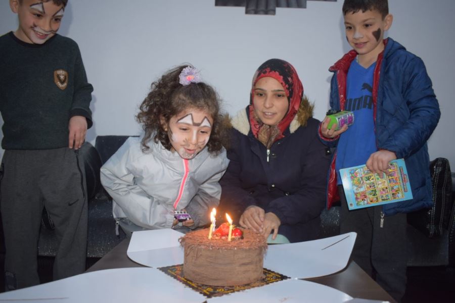 Küçük Hatice’nin doğum günü heyecanı