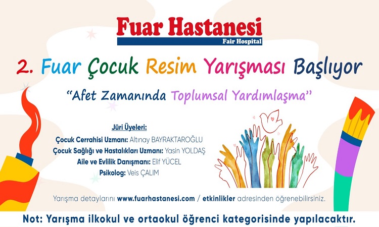 Özel Fuar Hastanesi geleneksel  resim yarışması başlıyor