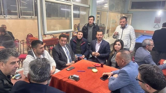 İYİ Partili Gönül Ar Güngör Kahvehanede seçmenlerle buluştu