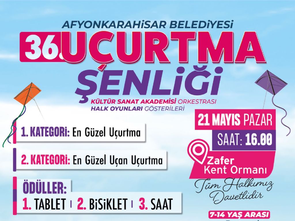 36. UÇURTMA ŞENLİĞİ BAŞLIYOR