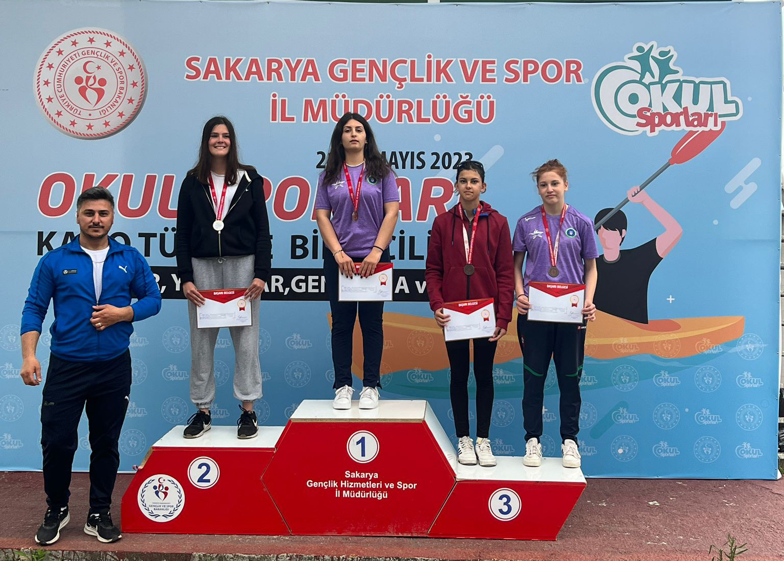 Afyonkarahisarlı sporcu Kanoda Türkiye Birincisi oldu