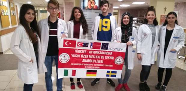 Afyonkarahisar Yusuf Özer Mesleki Teknik Anadolu Lisesi İtalya'da