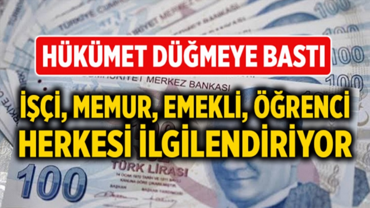 Emekli, memur ve işçiye ZAM MÜJDESİ geldi: 150 bin lira faizsiz nakit destek ve maaşlar artacak...