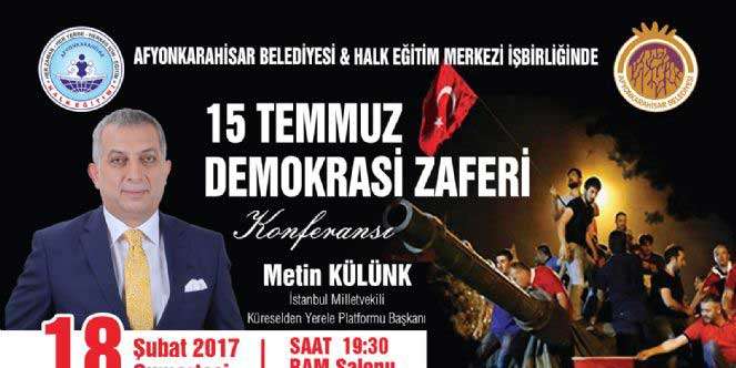 15 Temmuz Demokrasi Zaferi Konferansı