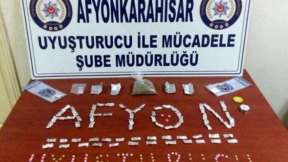 Afyonkarahisar'da uyuşturucu operasyonu