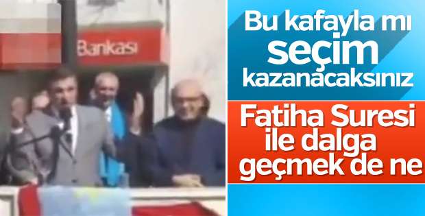 CHP Edremit adayı Fatiha ile dalga geçti