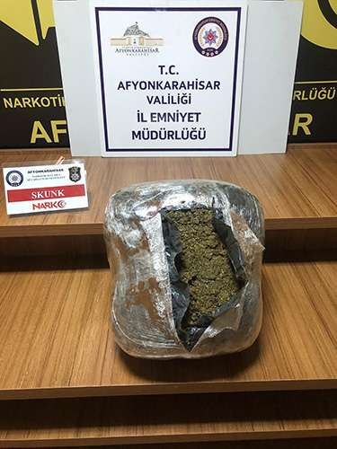 5 kilo SKUNK maddesi ele geçirildi