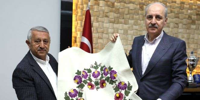 NUMAN KURTULMUŞ’TAN BAŞKAN ZEYBEK'E ZİYARET