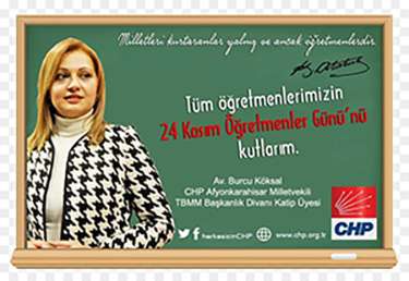 Burcu Köksal'dan Öğretmenler Günü kutlaması