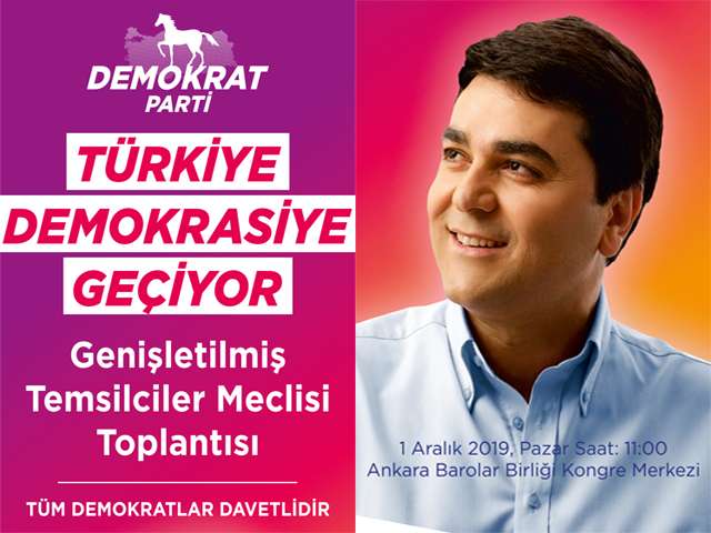 Türkiye Demokrasiye Geçiyor, 1 Aralık’ta demokrasi perspektifimizi Türkiye ile paylaşacağız”