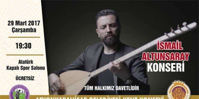 İsmail Altunsaray hayranlarıyla buluşacak