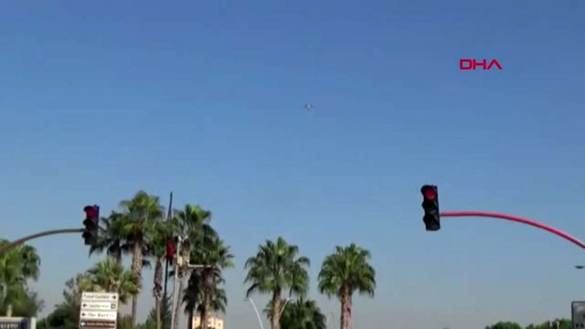 Adana da dronelu trafik uygulaması
