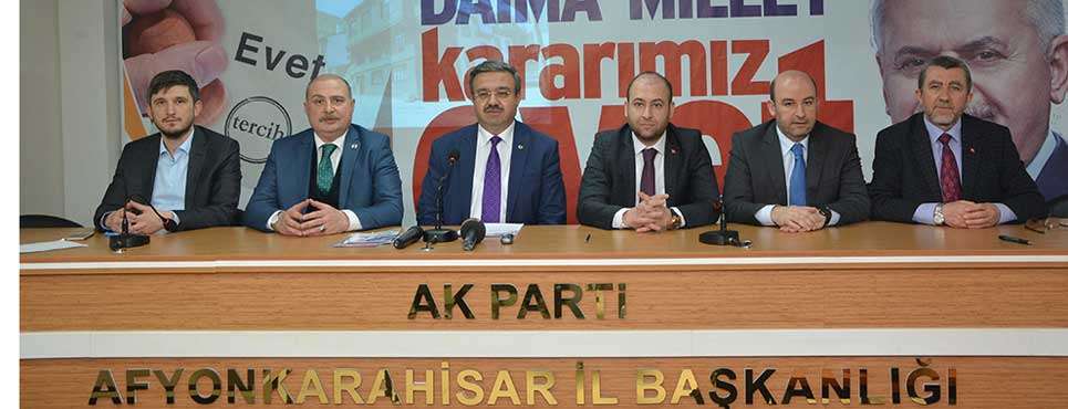 AK Parti'de basın toplantıları devam ediyor