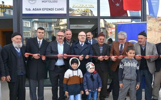 Vali Mustafa Tutulmaz Yüzbaşı Agâh Efendi Camii’ni Hizmete Açtı