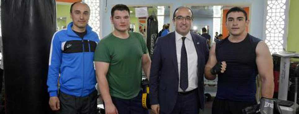 Başkan Çöl'den fitness salonu ziyareti