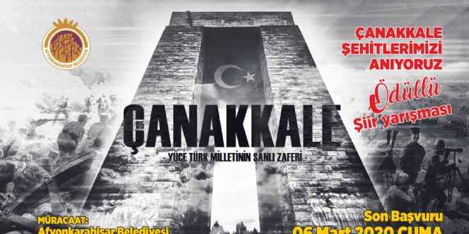 AFYONKARAHİSAR ÇANAKKALE ŞEHİTLERİNİ ANIYOR