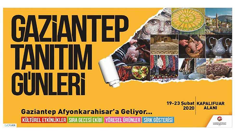 Gaziantep Tanıtım Günleri Afyon'da