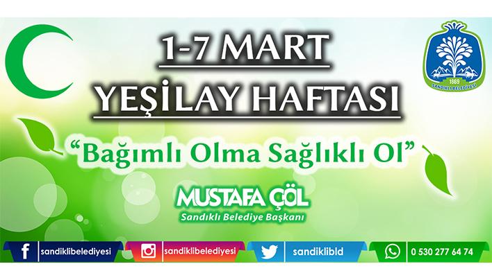 BAŞKAN MUSTAFA ÇÖL’DEN YEŞİLAY HAFTASI MESAJI