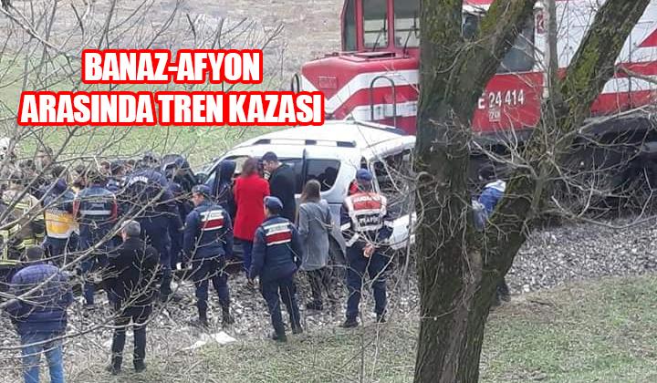 Afyon'da tren kazası