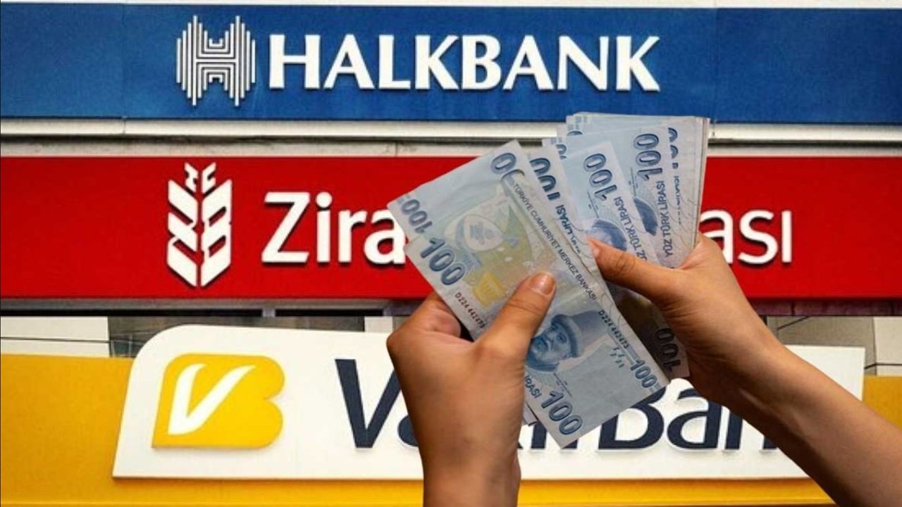 Ziraat Bankası, Halkbank ve Vakıfbank İhtiyaç Kredisi, Taşıt, İhtiyaç ve Konut Kredisi Faiz Oranlarını AÇIKLADI!