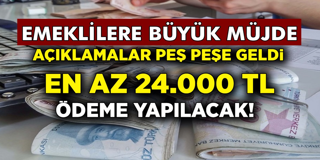 Emeklilere 29 Ekim'de 24 bin TL Ödeme Müjdesi: SSK, Bağ-Kur'lu ve Emekli Sandığı Emeklilerinin hesabına yatacak...