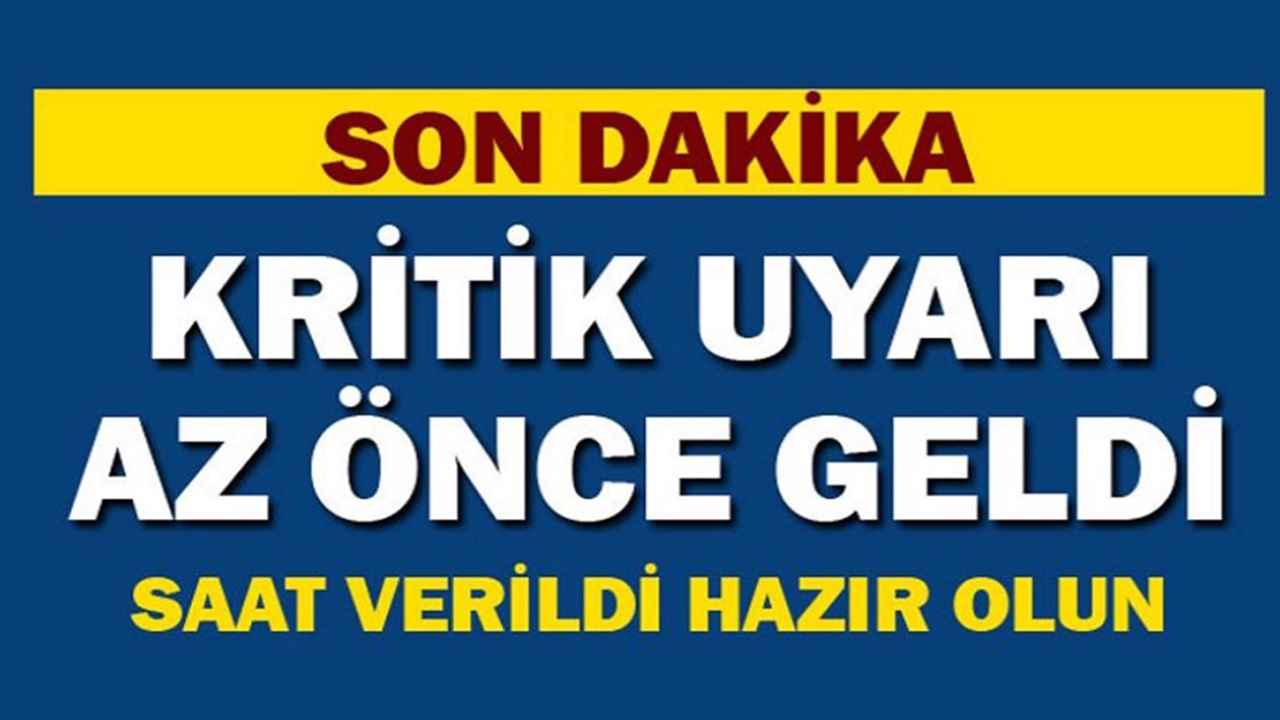 Meteoroloji saat vererek uyardı: O gün yoğun kar yağışı etkili olacak