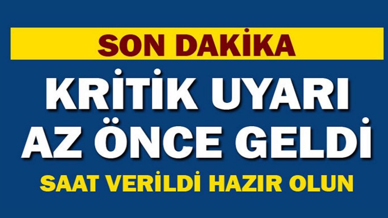 Meteoroloji’den az önce kritik uyarı geldi! Saat verildi kar ve sağanak yağış geliyor hazır olun...