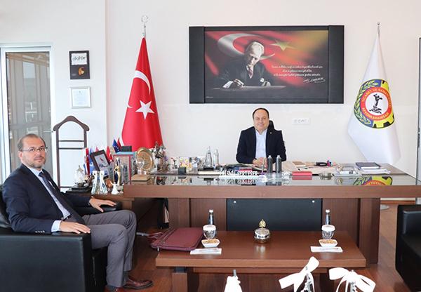 Rektör Prof. Dr. Okumuş’tan Serteser’e ziyaret