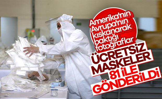 Ücretsiz maskeler dağıtıma çıktı