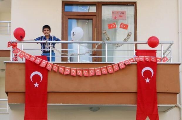 Öğrenciler 23 Nisan'a hazırlanıyor