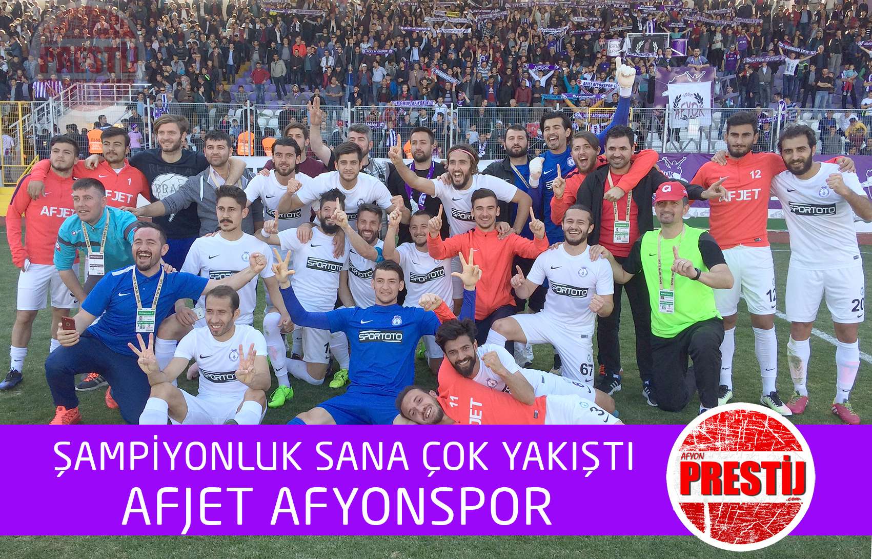 AFJET AFYONSPOR ŞAMPİYON