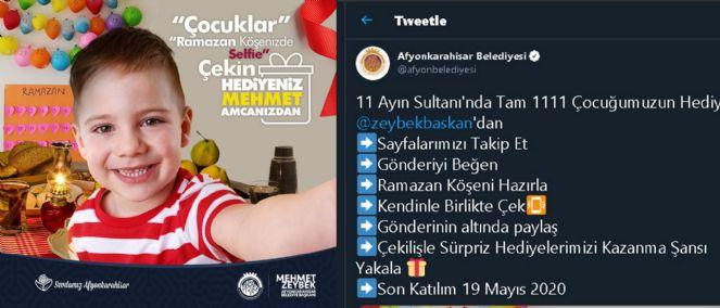 RAMAZAN KÖŞENİ OLUŞTUR HEDİYELERİ KAP