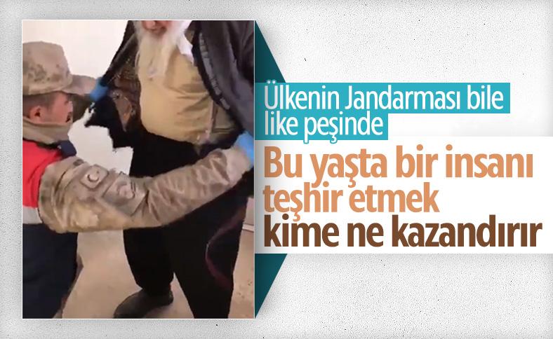 Üzerinden kaçak sigara çıkan yaşlı amca