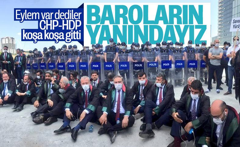 CHP ve HDP'den barolara destek