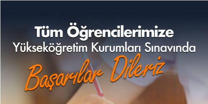 TÜM ÖĞRENCİLERİMİZE BAŞARILAR DİLERİZ