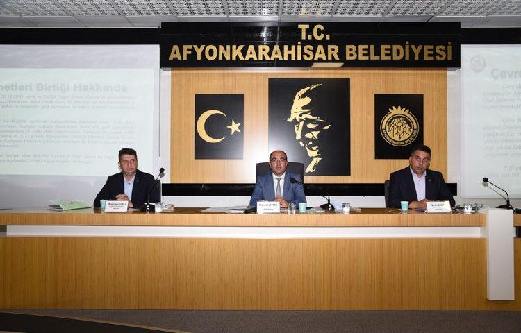 AFYON ÇEVRE HİZMETLERİ BİRLİĞİ MECLİS TOPLANTISI YAPILDI