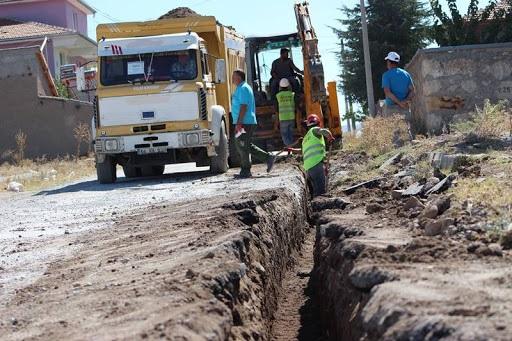 Emirdağ’da doğalgaz çalışmaları tekrar başladı