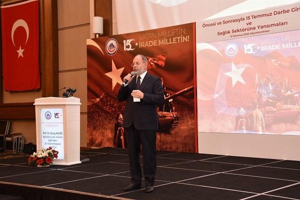 Vali Çiçek, “Öncesi ve Sonrasıyla 15 Temmuz Darbe Girişimi ve Sağlık Sektörüne Yansımaları” Konulu Konferansa Katıldı