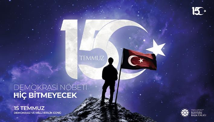 BAŞKAN MUSTAFA ÇÖL’DEN 15 TEMMUZ MESAJI