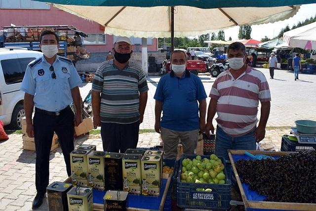 Başkan Şahin, Halk Pazarını Ziyaret Etti