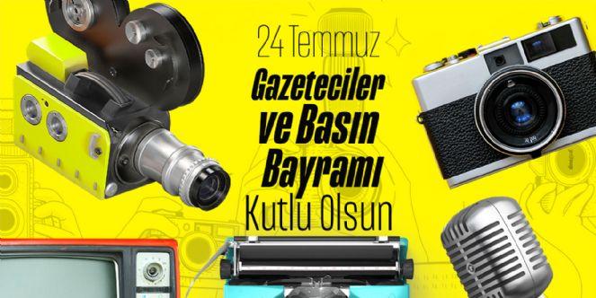 24 TEMMUZ BASIN BAYRAMI KUTLAMA MESAJI