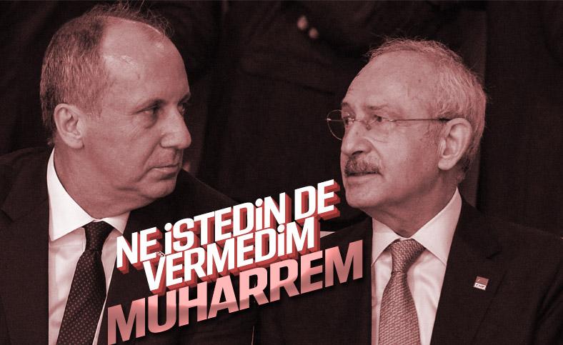 Kemal Kılıçdaroğlu'ndan Muharrem İnce'ye sitem