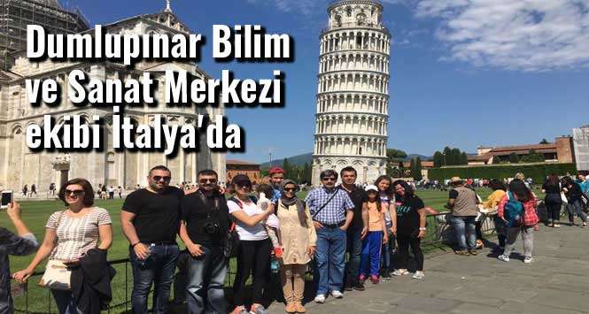 Dumlupınar Bilim ekibi İtalya'da