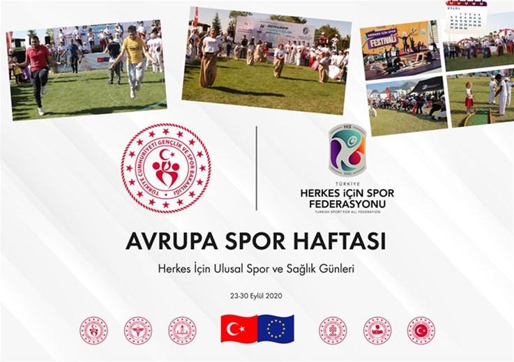 AVRUPA SPOR HAFTASI ETKİNLİKLERLE KUTLANACAK