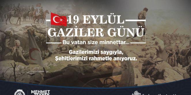 BAŞKAN ZEYBEK GAZİLER GÜNÜ'NÜ KUTLADI