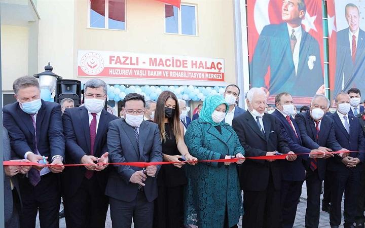 Fazlı-Macide Halaç Huzurevi Yaşlı Bakım ve Rehabilitasyon Merkezi Hizmete Açıldı