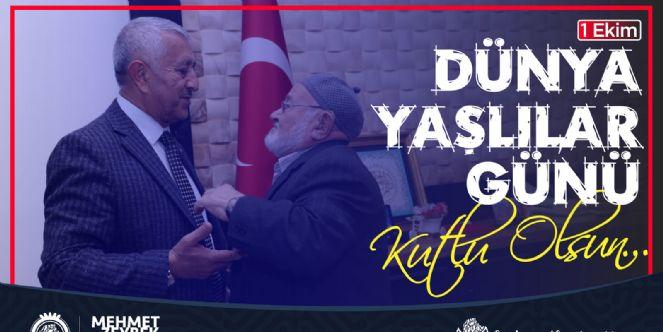 BAŞKAN ZEYBEK’TEN YAŞLILAR GÜNÜ KUTLAMA MESAJI